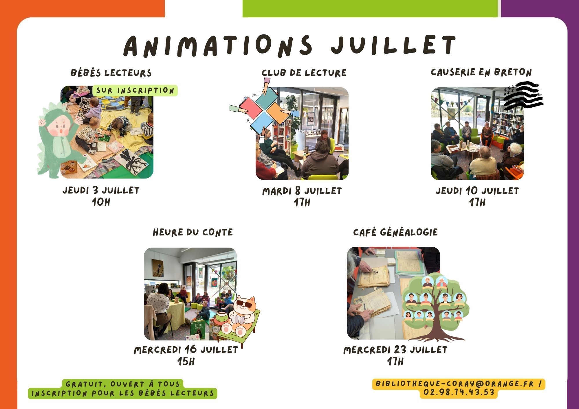 animations juillet
